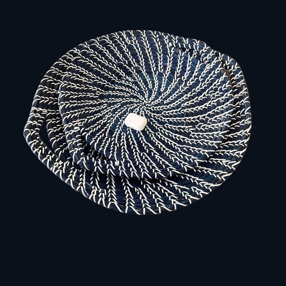 Royal Blue Jumbo Weave Baskets - Picture 11 of 12